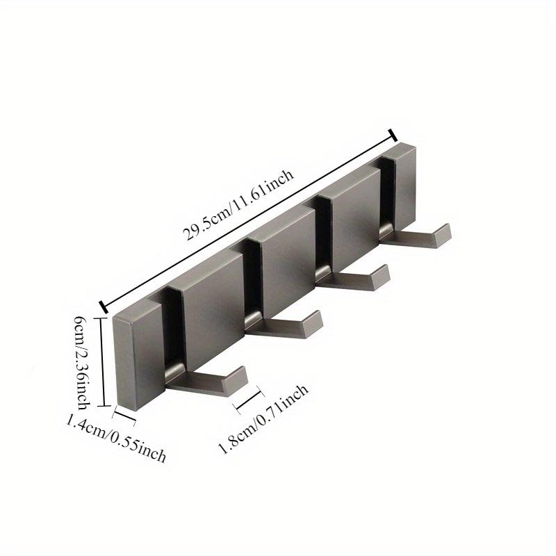3/4/5 Hooks Hidden Folding Hooks On The Wall Behind The Hit Hole Luxurious Hanging