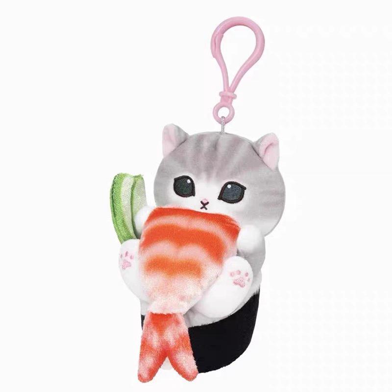 Очаровательный Плюшевый Брелок-Подвеска Кот-Акула Суши 12cm