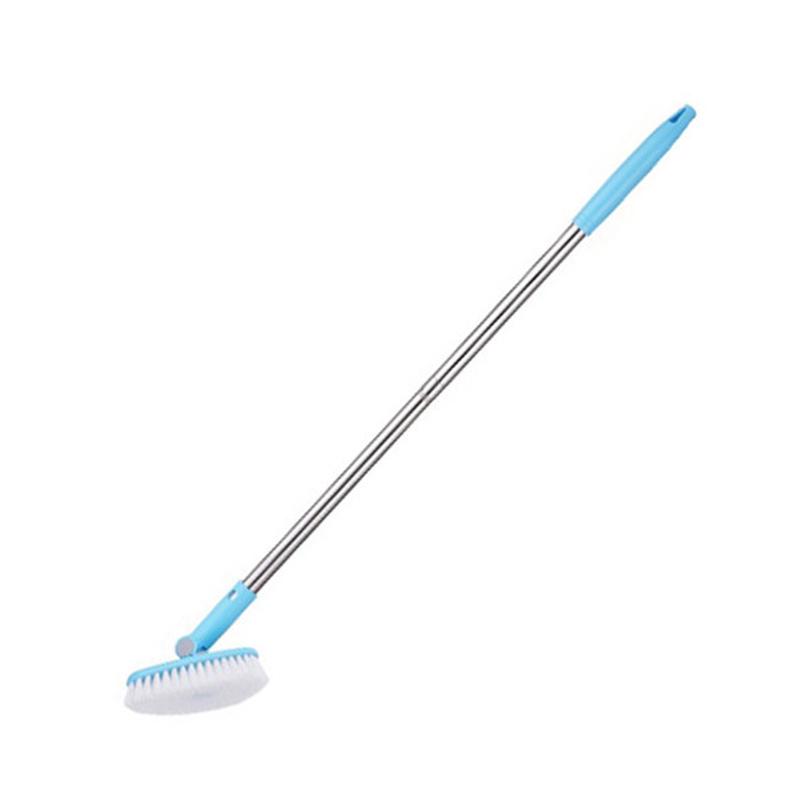 Toilet Cleaning Brush Bathroom Cleaning Accessories Portable Toilet Brush Corner Brush Long Handle Tub Shower Tile Cleaning Tool