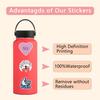 110 New-Style Waterproof Yoga Graffiti Stickers for Suitcases & Phones
