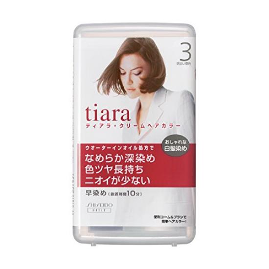 

Tiara Cream Hair Color 3 Яркий каштановый цвет тела [квази-лекарство]