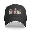 Funny Pets Group Dog Cat Print Baseball Cap Unisex Adjustable Casual Trucker Hat for Outdoor