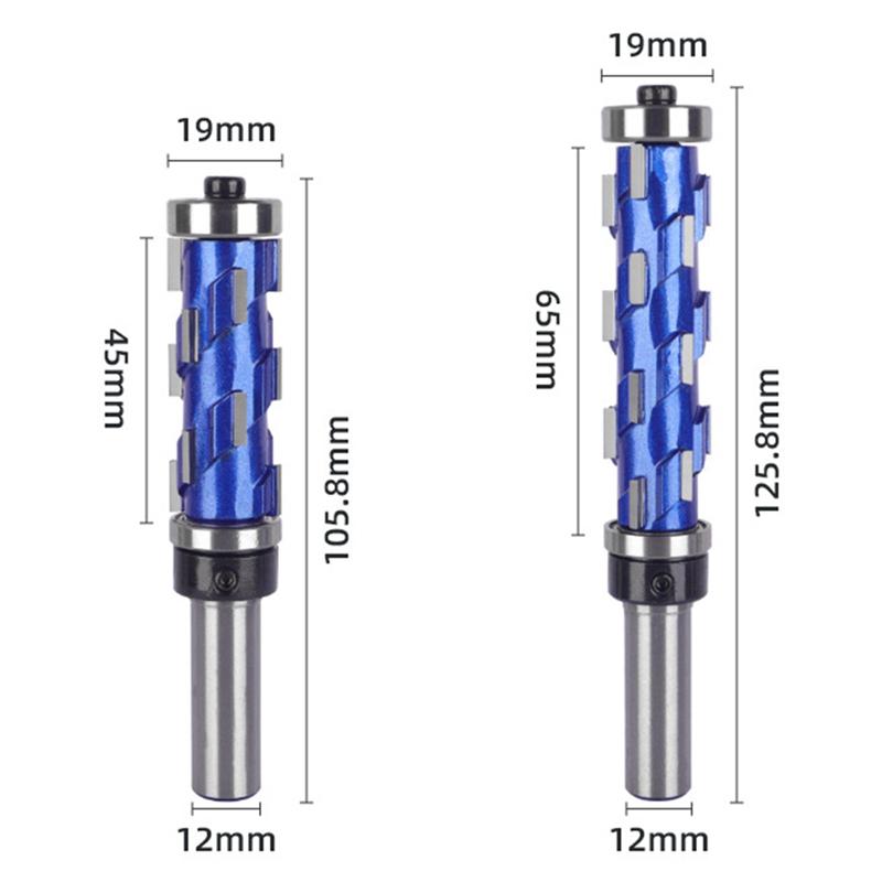 Milling Cutter Shank Flush Trim End Mill Solid Carbide Spiral Double Bearing CNC Router Bit For Wood
