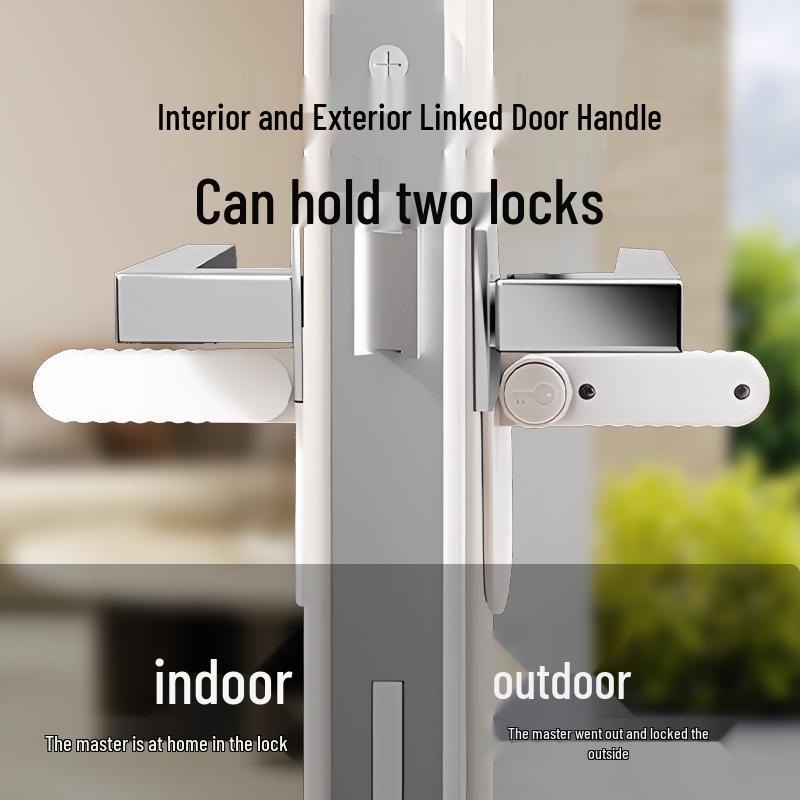 Child & Pet Safety Door Handle Lock - No Drilling Required