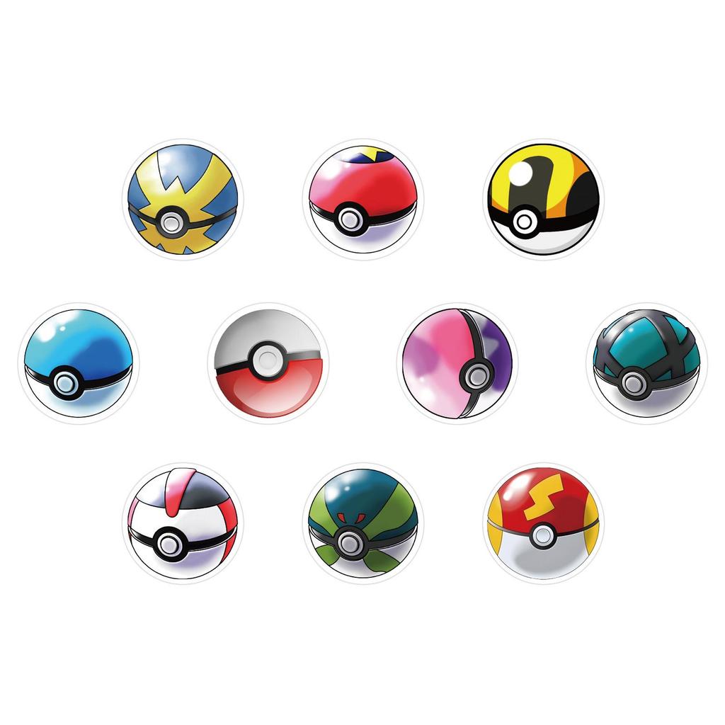 500PCS cartoon animation Pokémon elf ball stickers roll tape handbook DIY decorative sealing stickers waterproof cup toys