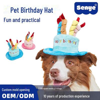Geburtstagshut für Haustiere für Katzen & Hunde - Neujahrsgeschenk Spielzeug