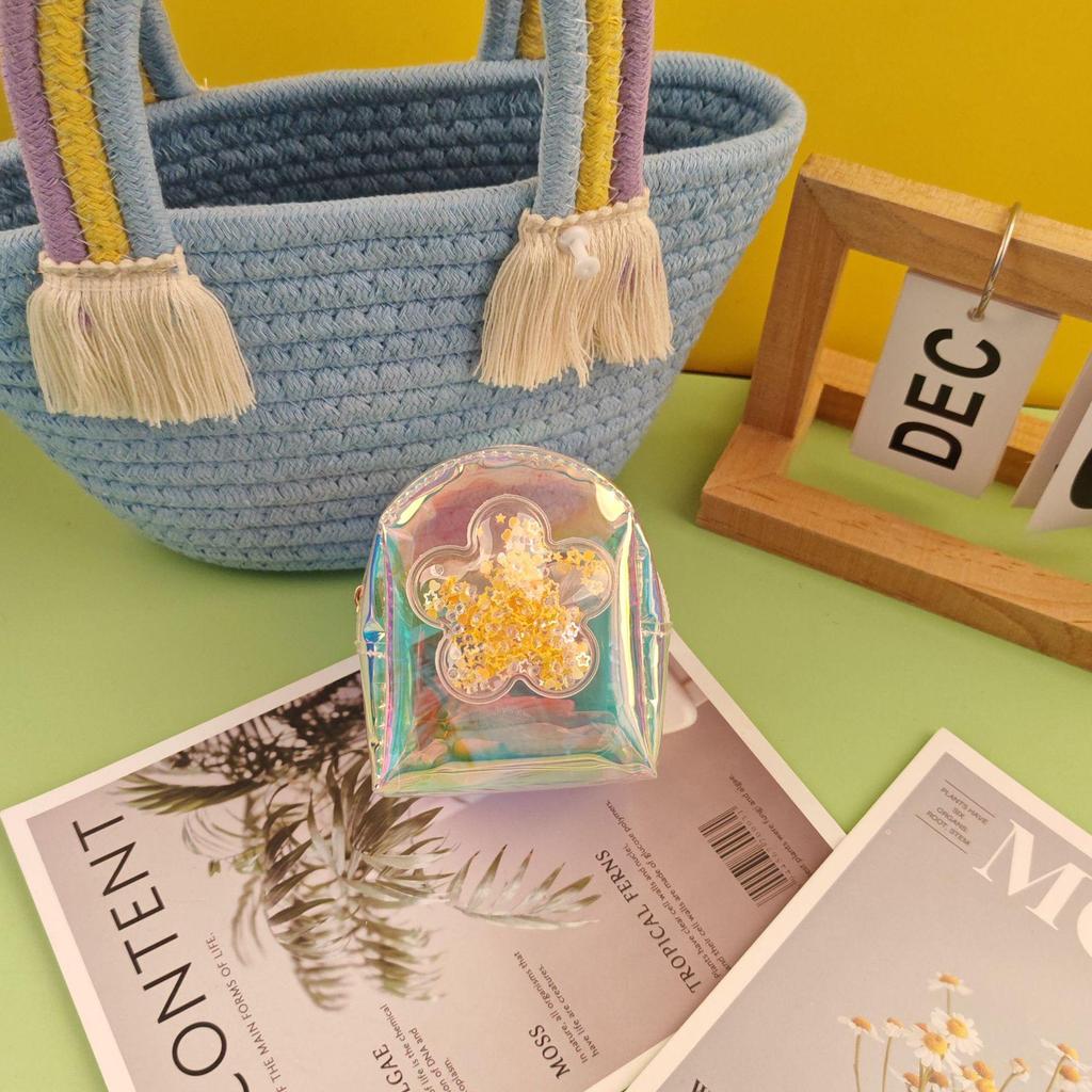 Colorful Heart-Shaped Mini Coin Purse: Portable Bag for Lipstick & Earphones