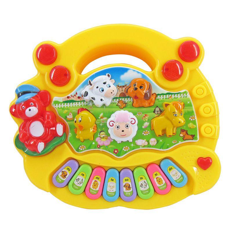 

Животное Музыкальное Образовательное Ферма Пианино Развивающая Музыкальная Игрушка Для Детских Игрушек жёлтый