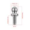 10 Pieces RC Car Screw Threaded Shaft M1.4 Machine