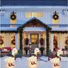 Courtyard Christmas Led Night Lights Outside Garden Decoration Ornaments Chicken Hen Glowing Pastoral Chickens Lamps