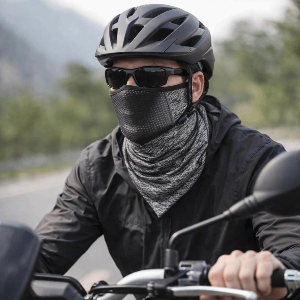 Ear Hooks Design Face Cover Breathable Net Sun Scarf UV Protection Scarf Outdoor Cycling