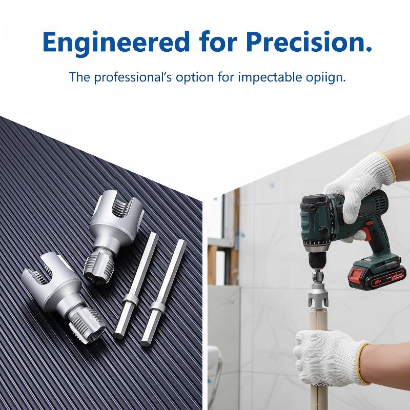 New Pipe Thread Cutting Tool Water Pipe Inner Outer Integrated Wire Cutter Pipe Thread Tool Electric Drill 4/6 Points Water Pipe