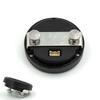 Universal 52MM Digital Voltmeter Volt Meter Voltage Gauge Round With Red LED Bar