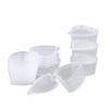 JINGRX Disposable Heart-Shaped Sauce Cups