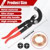 Brake Pipe Bender Tube Bender Pliers 3/16 inch 1/4 inch 5/16 inch 3/8 inch Manual Brake Tool Line Bender Hand Tool