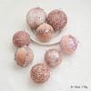 Goldfarbener Weihnachtsbaumschmuck – Hängende Kugeldekoration für Feiertage