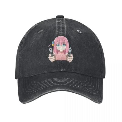 Kawaii Bocchi Anime Gotoh Hitori Denim Baseball Cap Bocchi The Rock Outdoor Sun Trucker Hat Summer Men Sunshade Baseball Caps