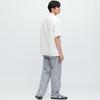 UNIQLO Solid Color Short Sleeve Shirt Men shirts White 455970-00