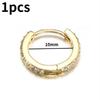 1pcs Small Round Tiny Huggie Hoop Earrings Jewelry Accessories Gifts Decorations