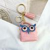1 PZ Forma di Gufo Portachiavi Contenitore Accessori Borsa Ornamenti Borsa Ciondoli Borsa Portachiavi Squisito Multicolore