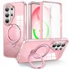Applicable to Samsung S26Ultra jelly magnetic bracket mobile phone case C S26Plus anti-drop S26 protective case