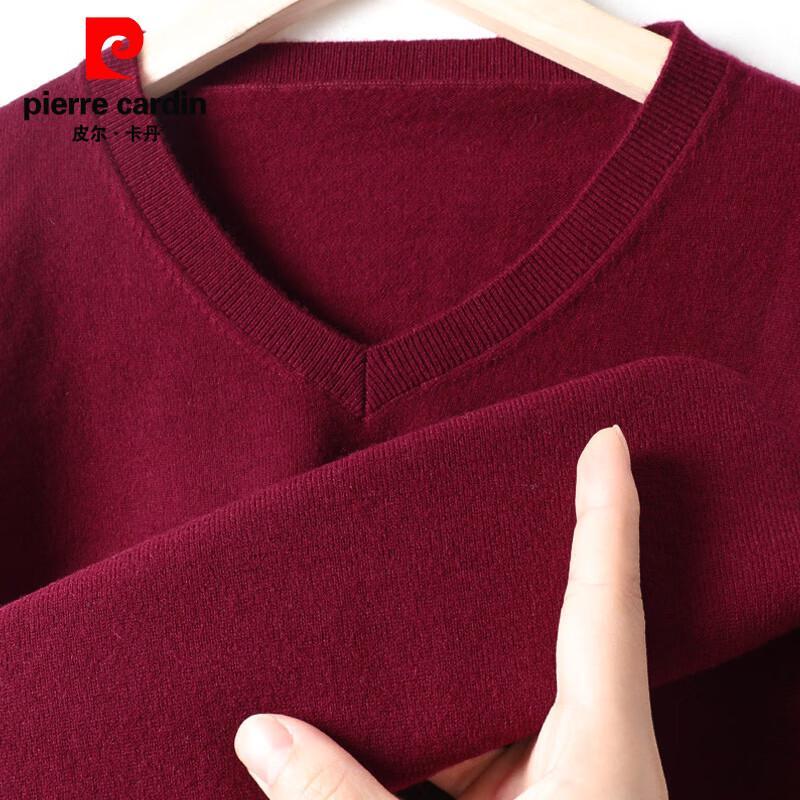 Pierre Cardin Men's 100% Pure Wool V-Neck Sweater