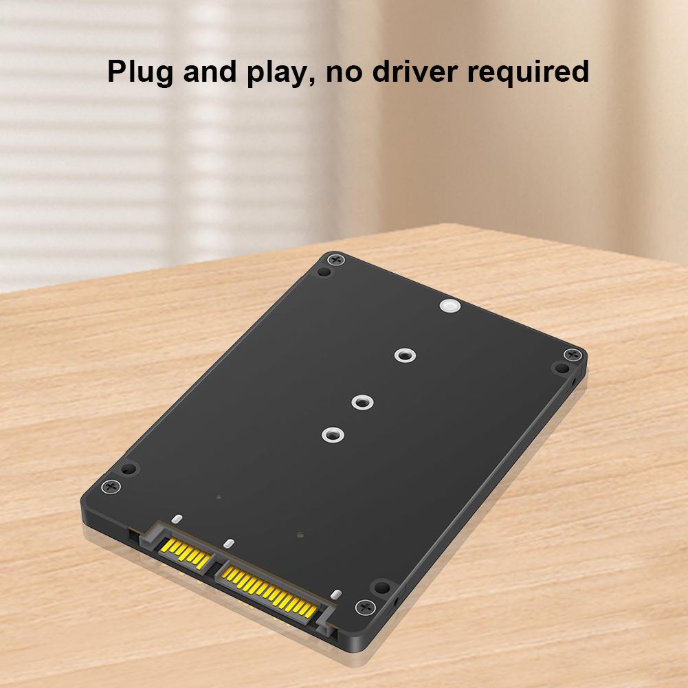 M.2 NGFF B Key To 2.5inch SATA SSD Enclosure 6Gbps M.2 SSD Case SSD External Box M.2 NGFF SSD To 2.5 Inch SATA III Adapter