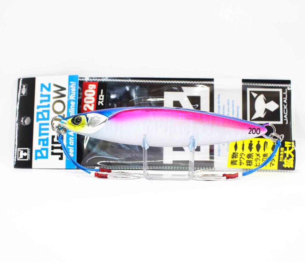 Jig Métal Jackall Bambluz SLJ TG Tungstène - 30g - Dos Rose Magma - Pour Bar