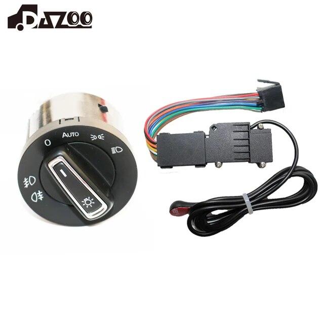 For VW Golf 7 MK7 Chrome Auto Headlight Switch Headlight Switch Sensor 5GG 941 431 D 5GG941431D