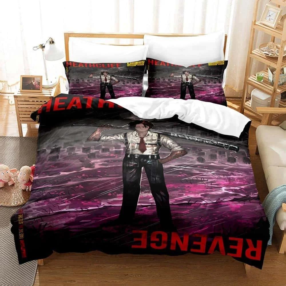 Fashion 3D Print Game Limbus Company Bedding Set Cartoon Anime three-piece set Adult Kid Bedroom Duvet cover Sets Home Textiles Tool
