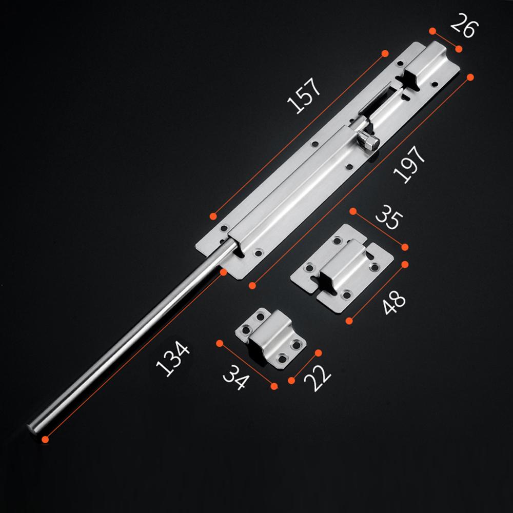 Safety Bolts In Various Sizes Thickened Stainless Steel Door Latch Rust Resistant And Corrosion Resistant