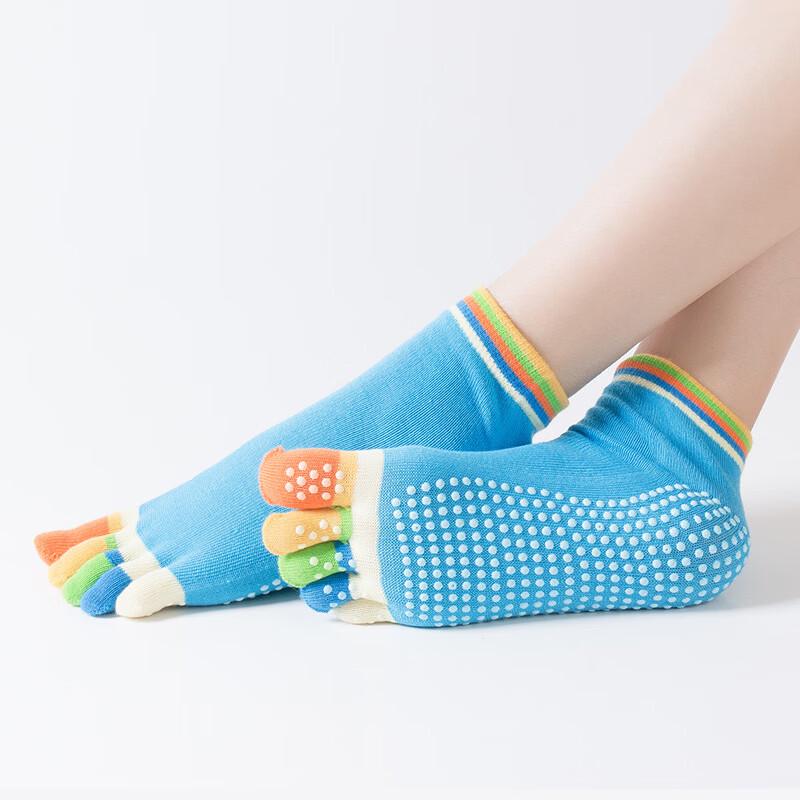 TLXT Open Toe Yoga Five-Toe Socks