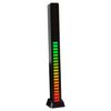 Hangszintmérő indikátor USB táplálású LED fény megvilágítás autóhoz, íróasztalhoz, hangszórókhoz (Fekete) PR-RCSS10-BK