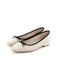 Randa Women's Square Toe Ballet Flats, Beige, Size 23.0 Cm, DP33041