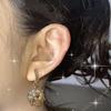 Stylish Pearls Zircon Hoop Earrings Fashionable Ear Rings Accessory for Parties Easy To Wear Ear Pendants Accessories
