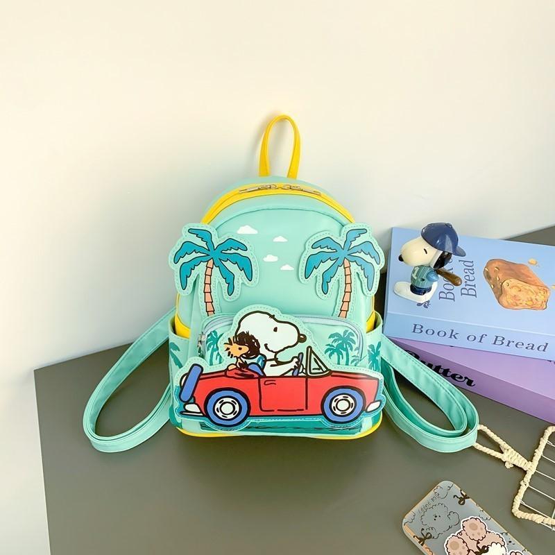 Hello Kitty Girls Mini Backpack With Cartoon Pu Material For Casual Daily Use