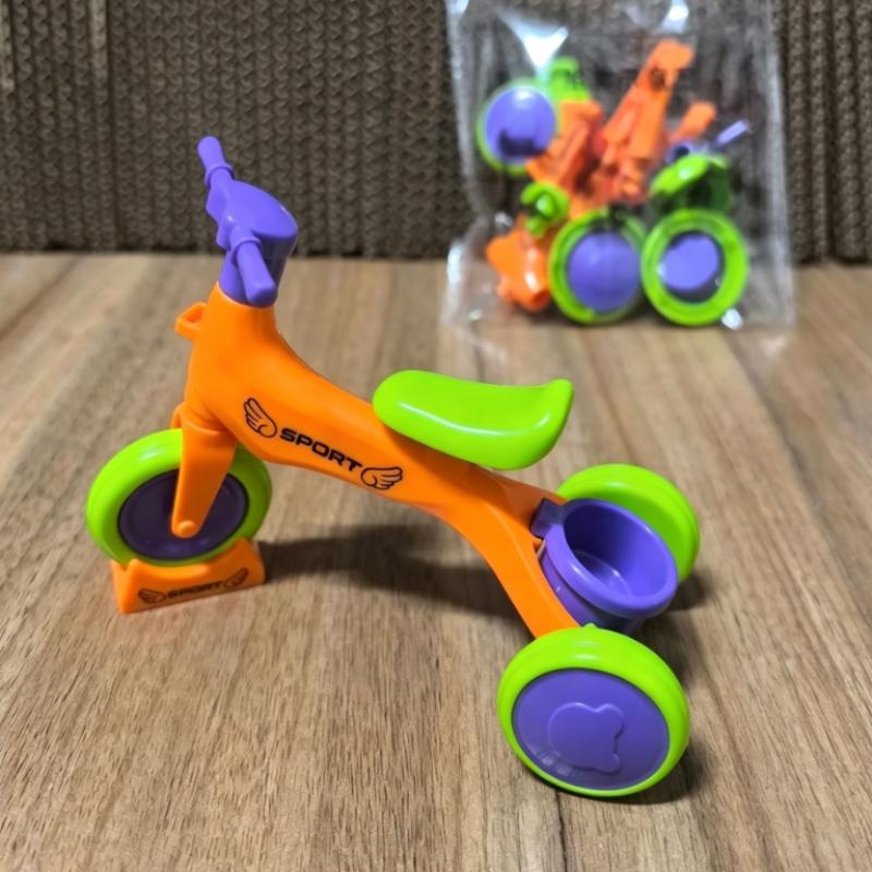 Dollhouse Mini Tricycle Premium Simulation Small Bike Model Durable Miniature Ornament for Home Desktop Collection Hobbyist Presents