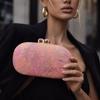 Ladies Shoulder Oblique Span Bag Flower Cloth Bag Modeling Bag Dinner Clutch Bag