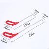 4 Pieces Dent Repair Hook Rods Paintless Removal Kit Sturdy Auto Body Hooks for Washing