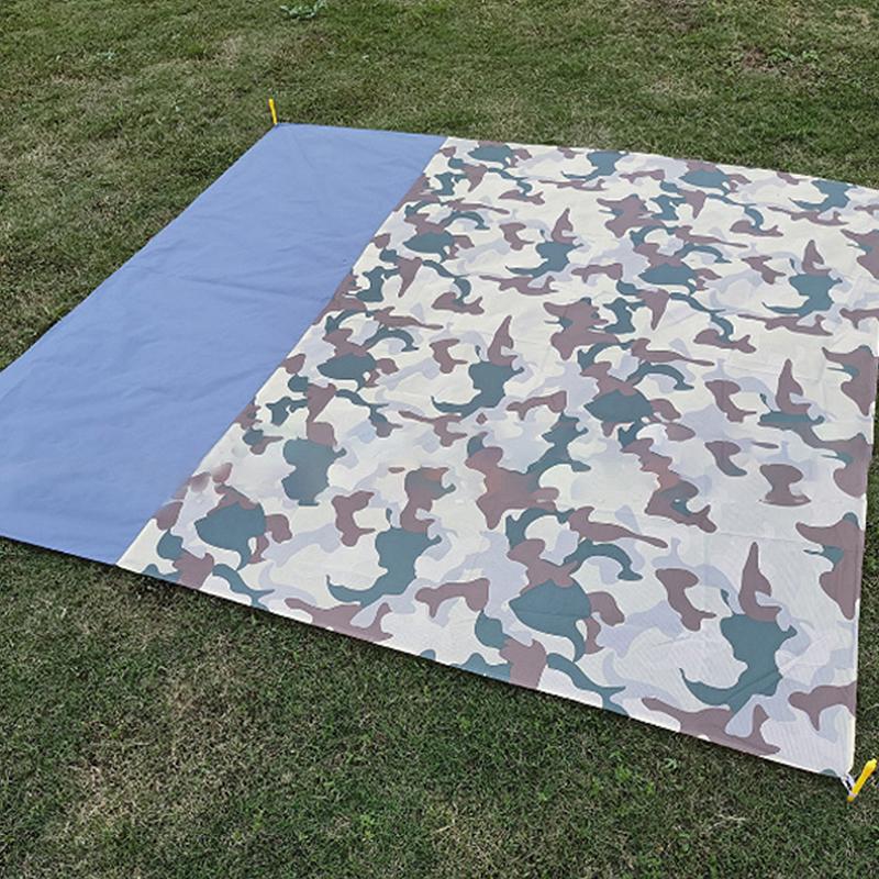 Covoraș pentru cort rezistent la uzură pentru camping, amprentă la sol, impermeabilă, nailon, pentru picnic, pentru plajă, prelată pentru cort în aer liber