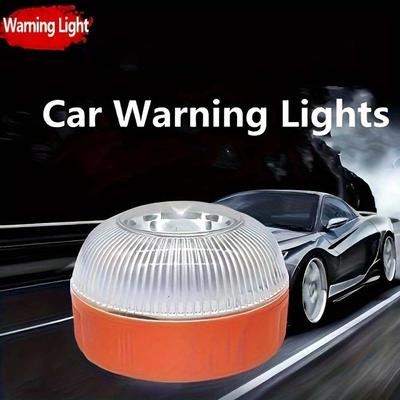1PC Led Car Emergency Light Flashlight Magnetic Induction Strobe Road Accident Lamp Beacon Safety Accessory