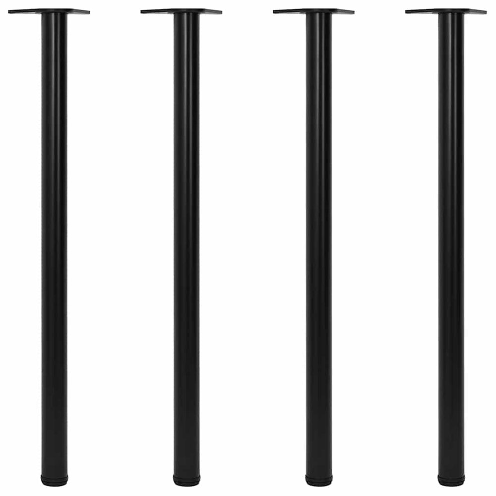 4 Height-adjustable Table Legs 1100 Mm