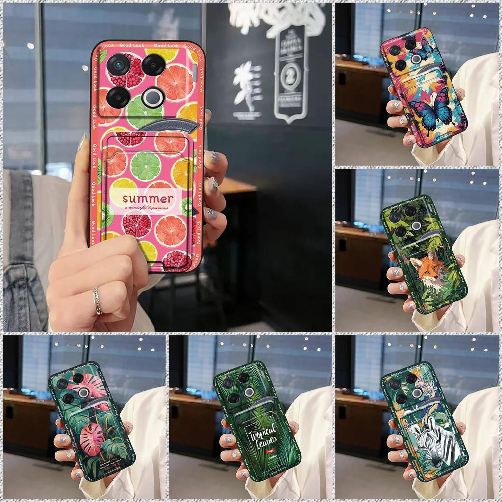 Graffiti Waterproof Phone Case For Infinix GT 20 Pro/X6871 Cartoon Cute Anti-dust Card Bag Fashion Design Anti-knock TPU