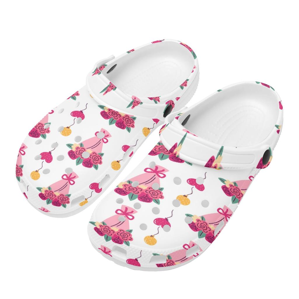 Cartoon Print EVA Casual Clogs Adult Unisex Quick Dry Lightweight Slip On Soft Sole Shoes Summer Sandals Daily Comfort Wear