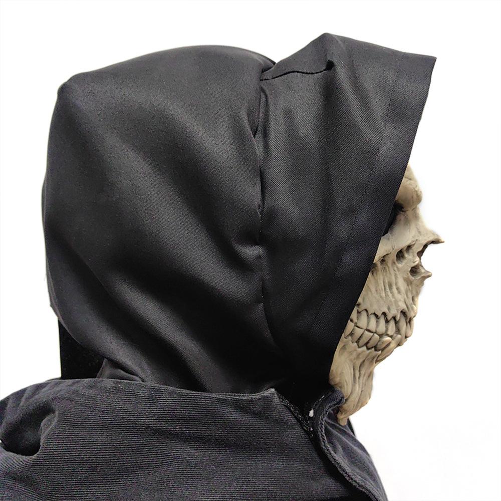 Skull Warrior Horror Latex Mask Halloween Death Demon Skull Prop Headgear