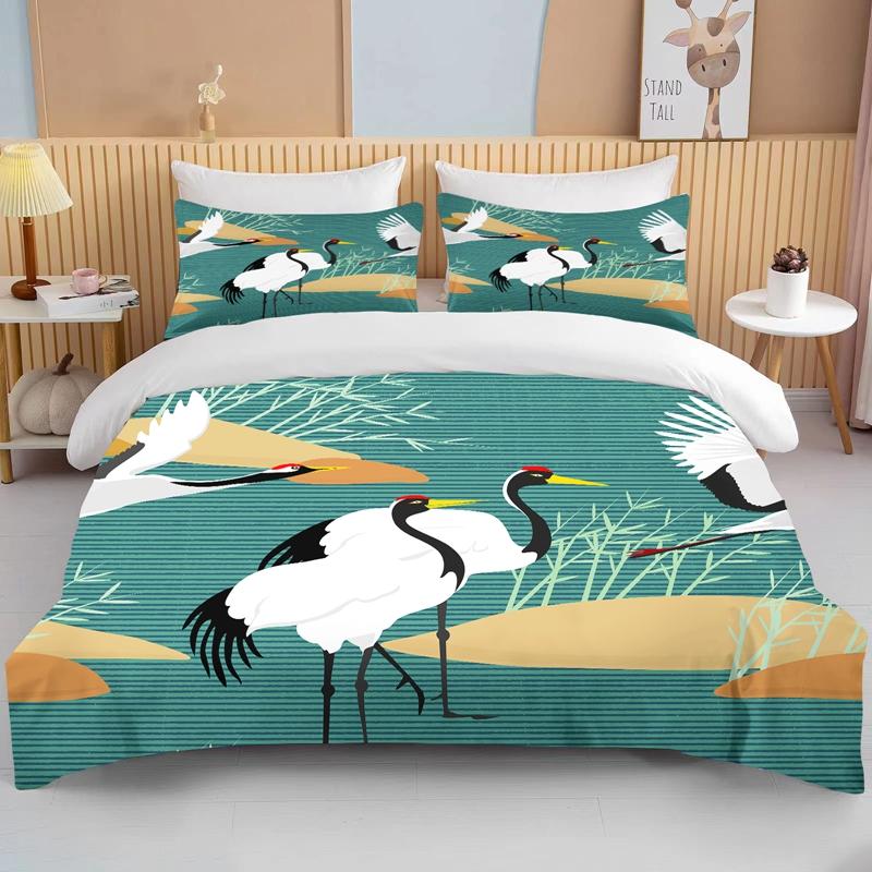 10 Sizes Japanese Kimono Fine Pattern Bedding 3 Piece Set King Size Double  Bedding Set Microfiber Or Polyester Duvet Cover Set