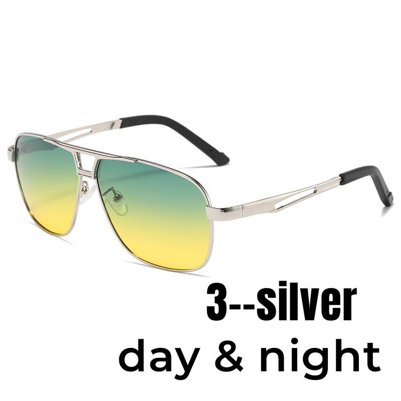 Chameleon Photochromic Sunglasses Day Night Dual Use Men Color Changing Lens Driving Sunglasses Night Vision
