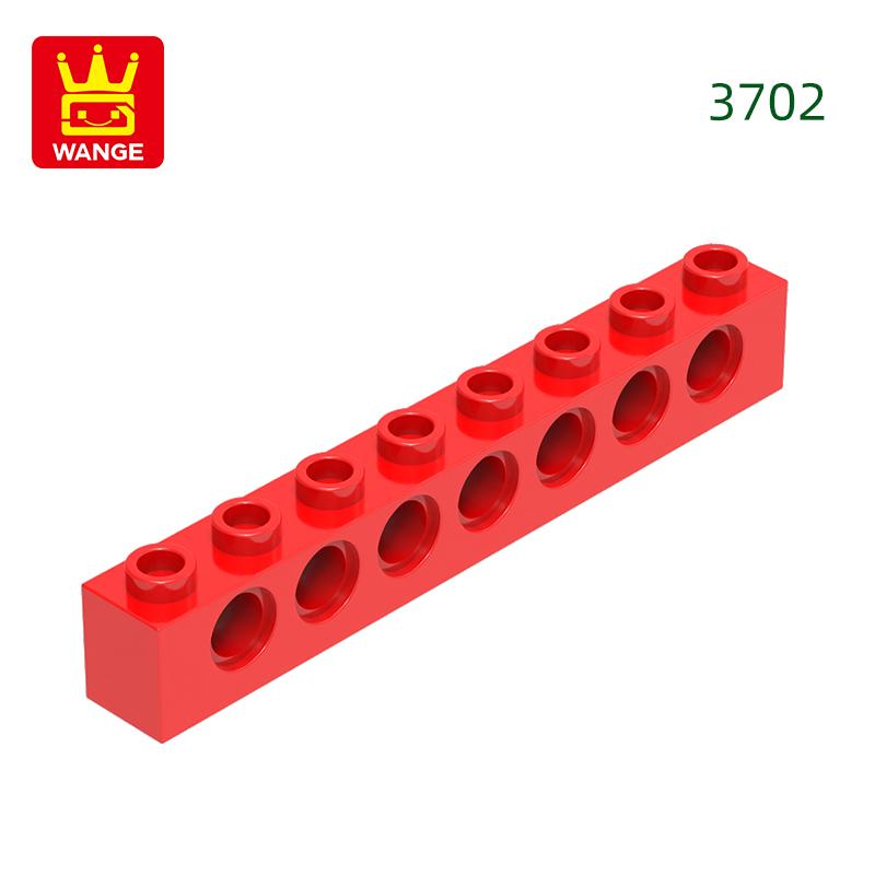 Non-Toxic 36Pcs/Lot 3702 1X8 Holes Thick Bulk Building Blocks Moc Accessories Compatible With Brick Toys Children Gift Box