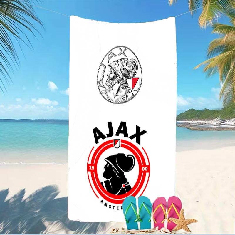 Beach Towel with AFC Ajax Pattern - soft,absorbent,machine washable Lightweight&Modern,swimming,Travel Essentials