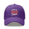 [Graduation Baseball Cap] Class Of 2026 Senior Print Polyester Adjustable Breathable Casual Streetwear Daily Wear Baseball Hat - Dad Hat, Sun Cap